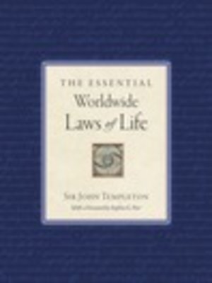 cover image of The Essential Worldwide Laws of Life